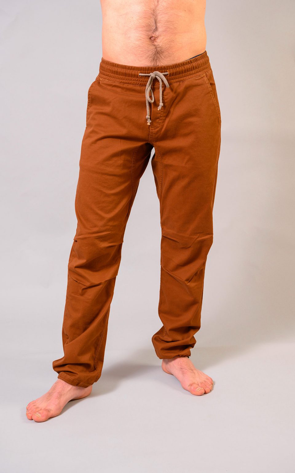 Spodnie Cotton Classic - brązowe