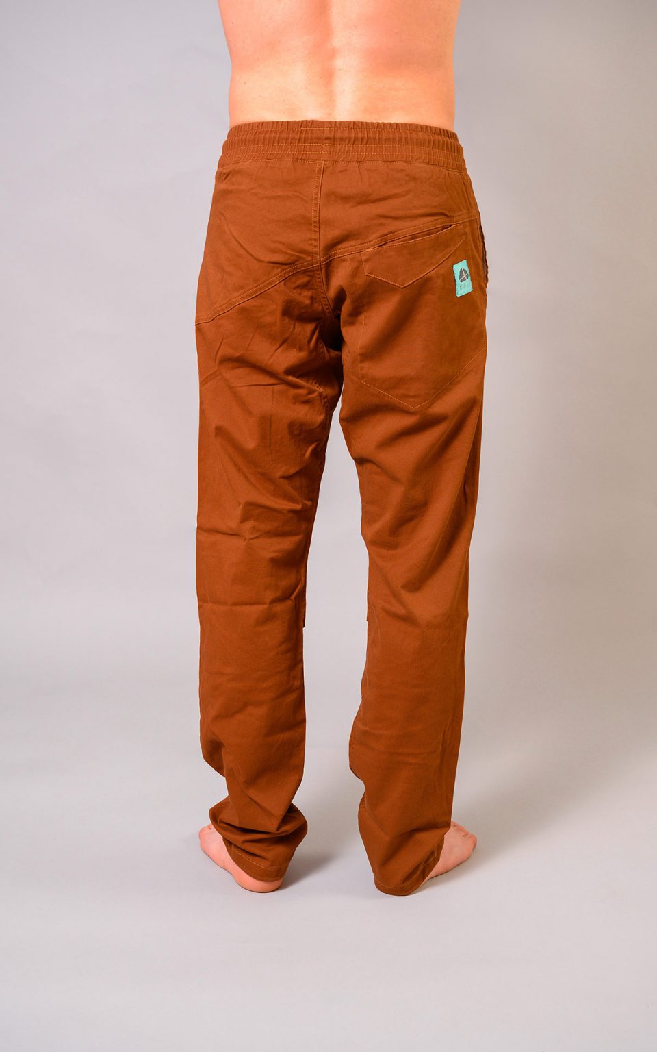 Spodnie Cotton Crosscut- brązowe