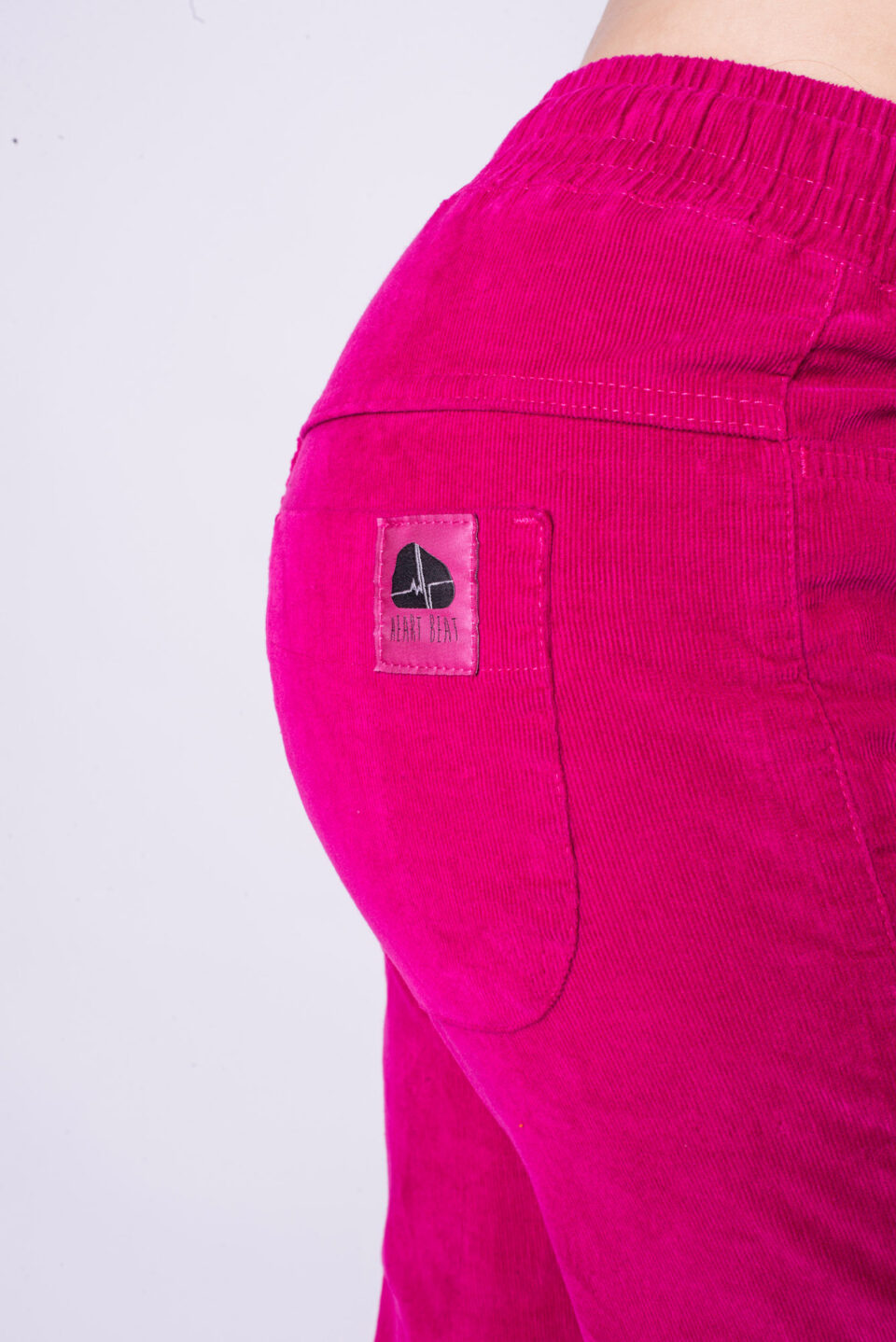 Spodnie sztruksowe Rocket Pocket - różowy