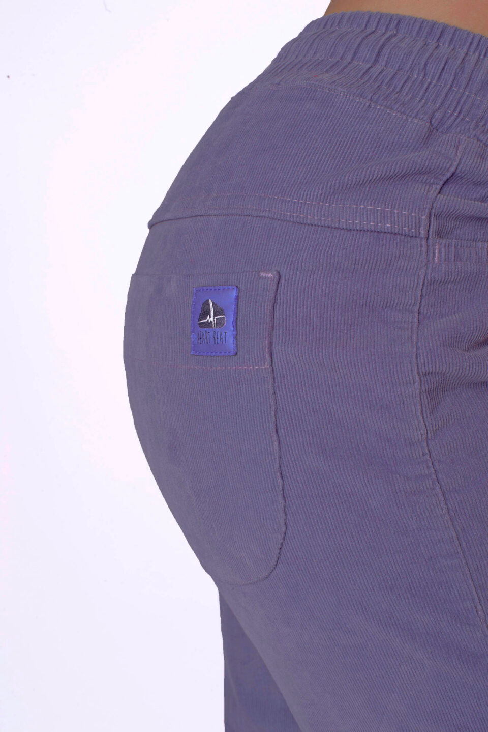 Spodnie sztruksowe Rocket Pocket - lawendowa szarość