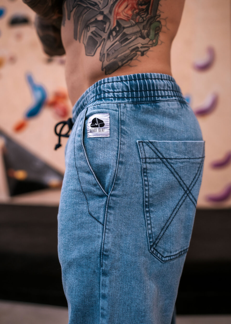 Spodnie kieszonki "X" - jeans