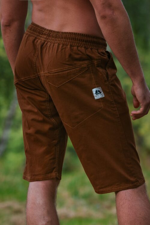 Shorty Crosscut Man - brązowy