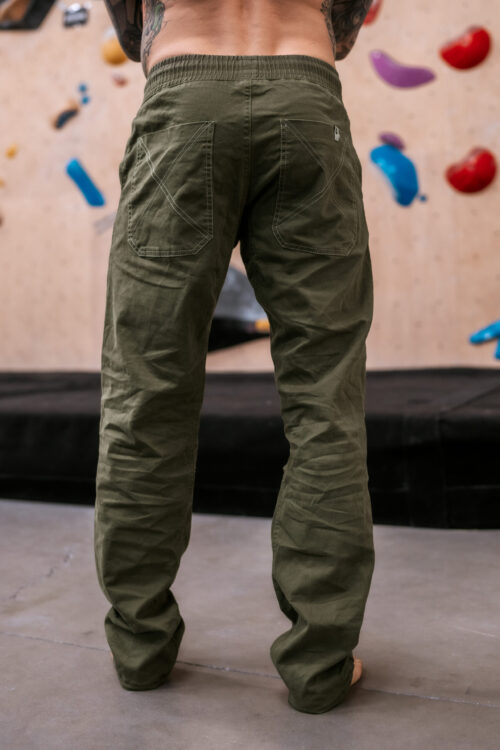Spodnie kieszonki "X" - khaki