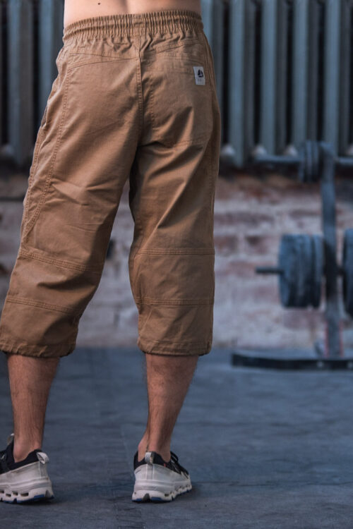spodnie 3/4 FLOW, camel