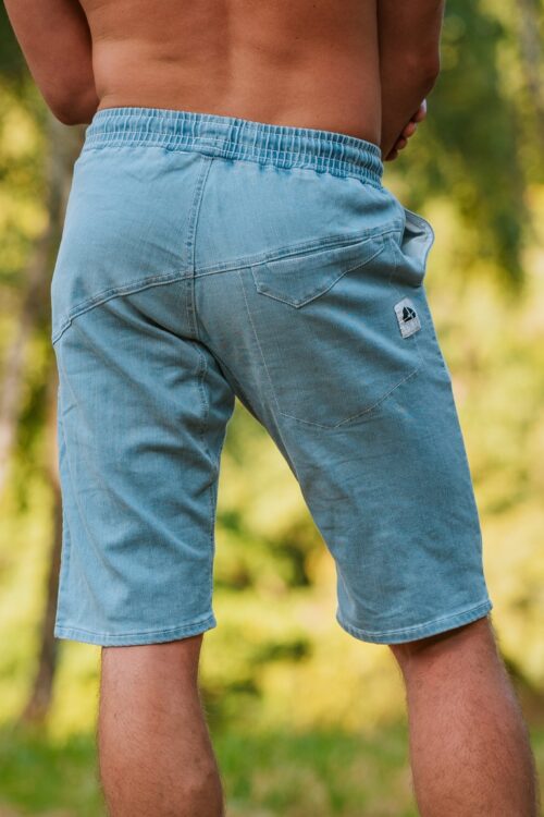 Shorty Crosscut Man - jasny jeans