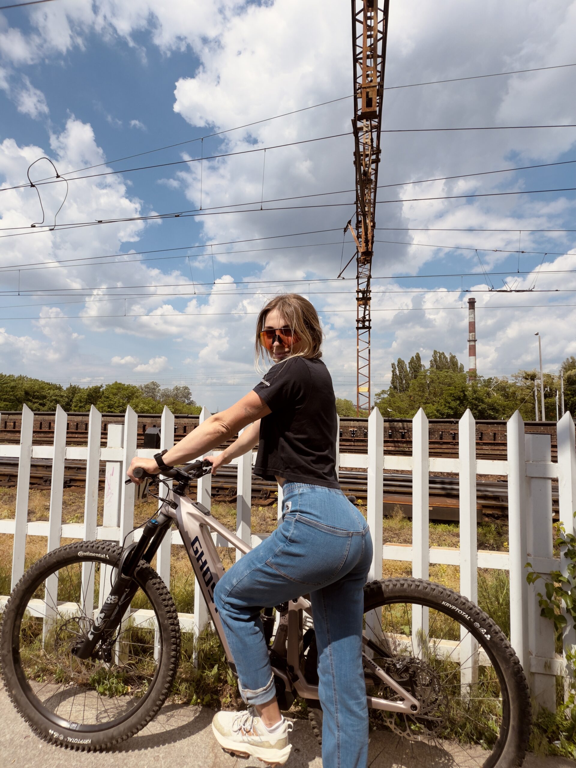 Spodnie Horizontal - niebieski jeans
