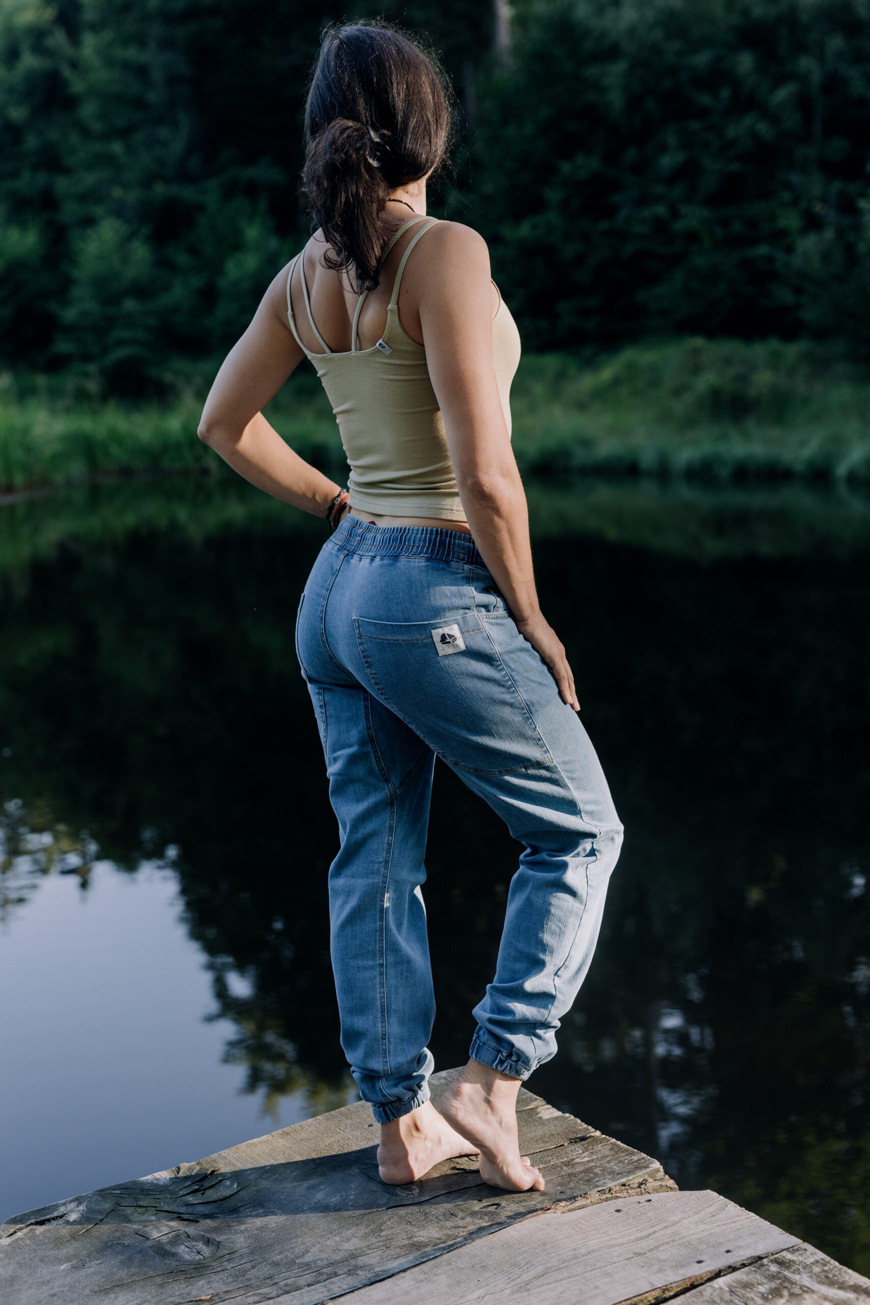Spodnie Balance unisex - blue jeans