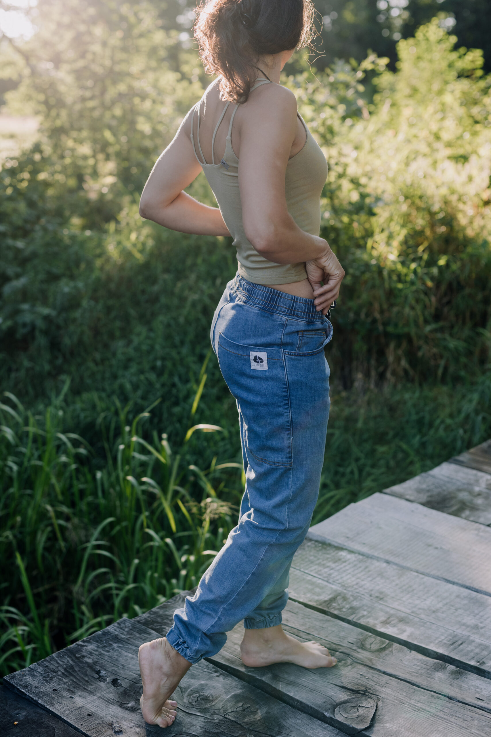 Spodnie Balance unisex - blue jeans - obrazek 5
