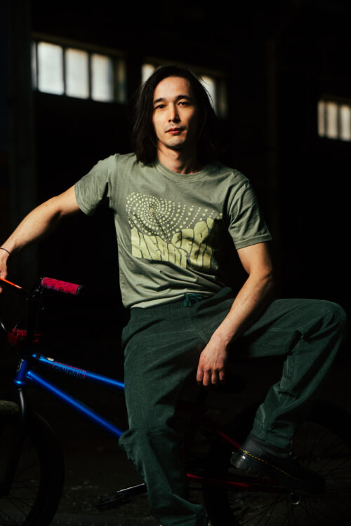 Heartbeat t-shirt - khaki
